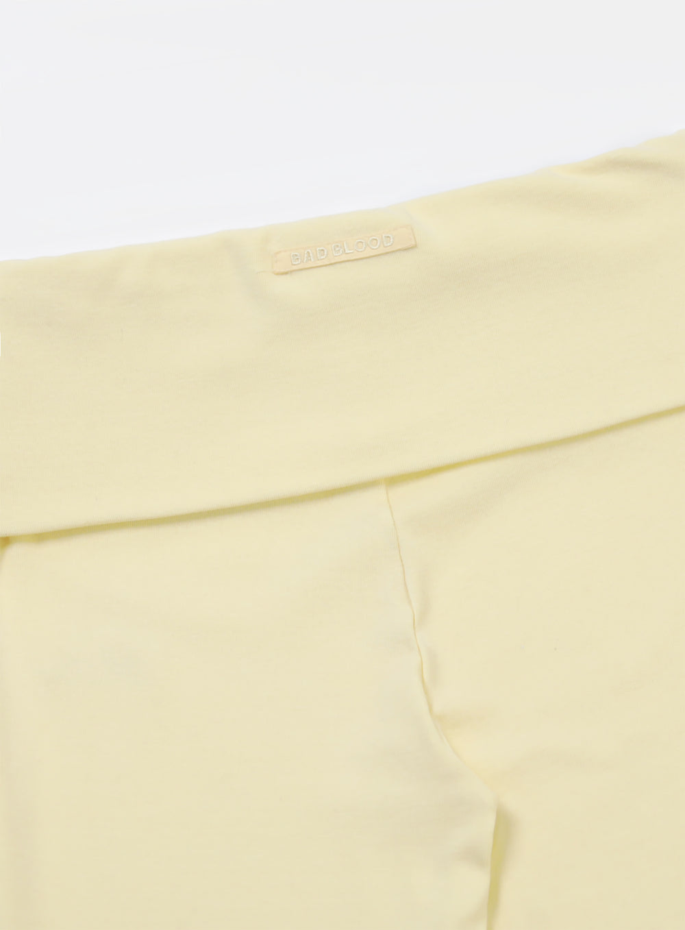 [w-pts24-056] Beyond Soft Fold Over Bootcut Pants - Butter