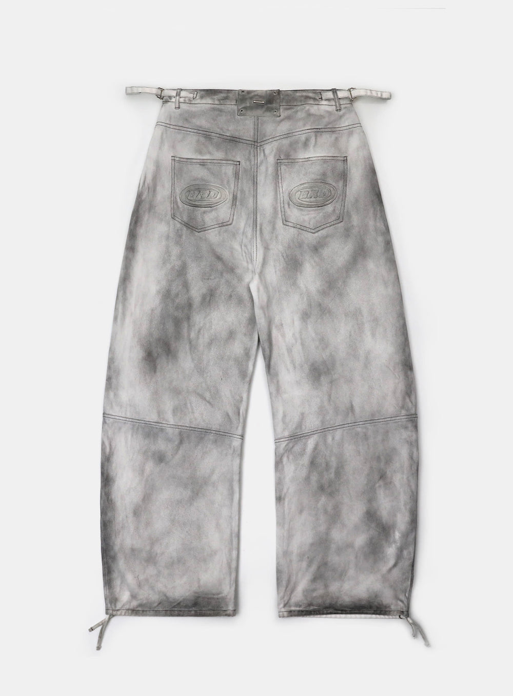 [w-pts25-029] Squad Convex Pants - Denim White