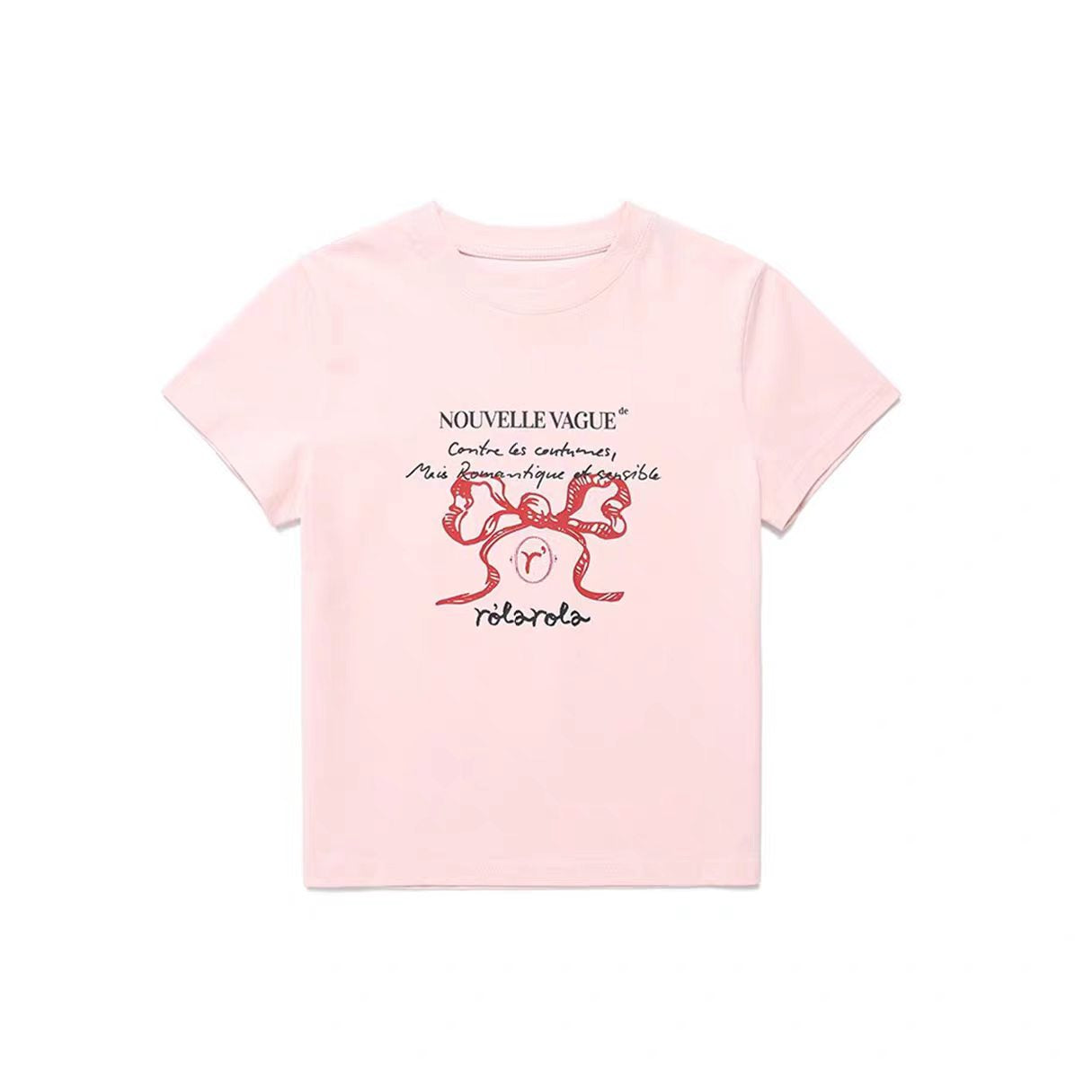 ROLAROLA Bow Crop T-Shirt