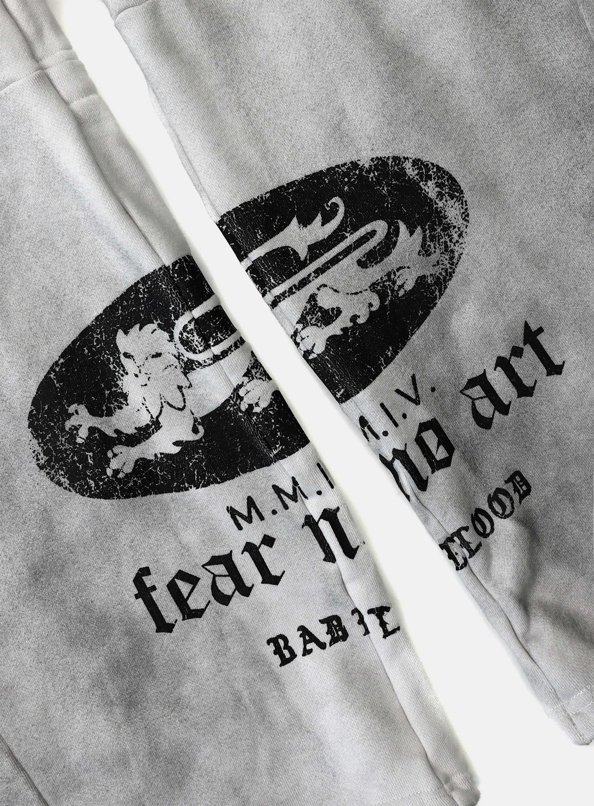 [w-pts25-052] PEACE NOT WAR Jogger - Dusty White
