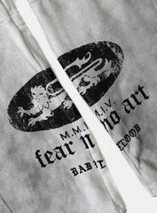 [w-pts25-052] PEACE NOT WAR Jogger - Dusty White