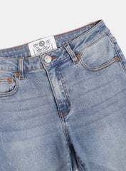 [w-jeans24-010] 0119 Low Rise Bootcut Jeans - Light Blue
