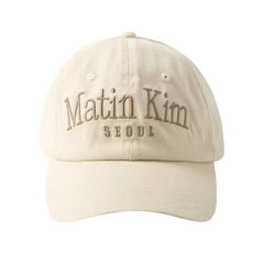 Matin Kim Studio Embroidered Baseball Cap