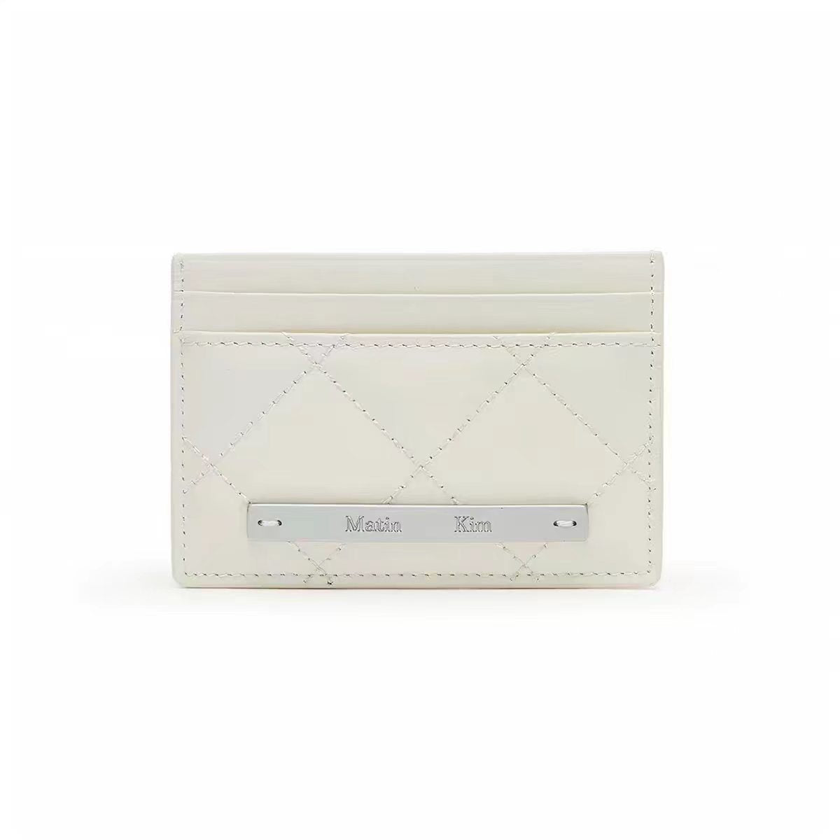 Matin Kim Leather Card Holder Wallet