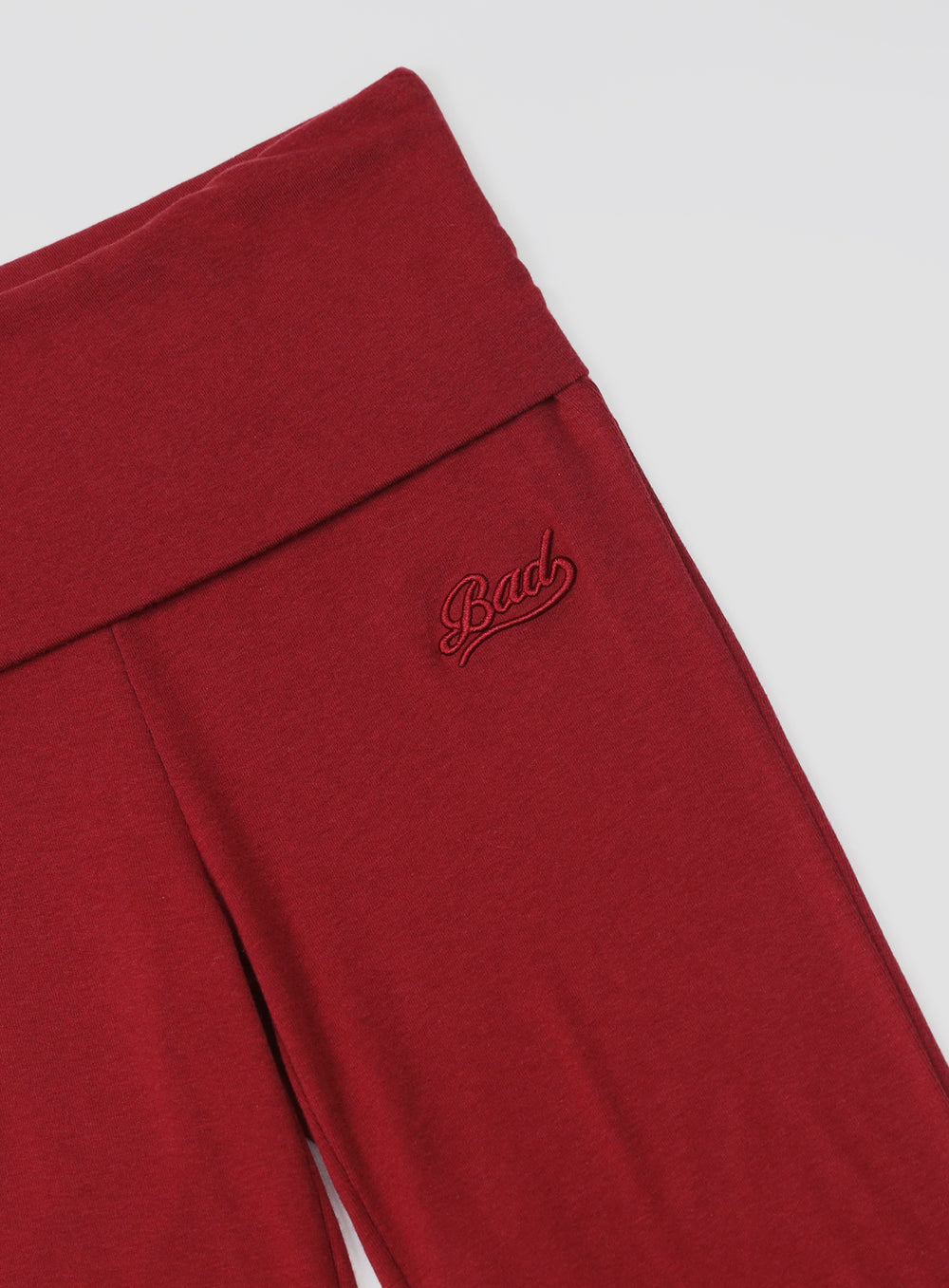 [w-pts24-057] Beyond Soft Fold Over Bootcut Pants - Carmine