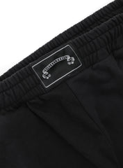 [w-pts25-070] Viper Logo 2-Way Curved Jogger Trousers - Black