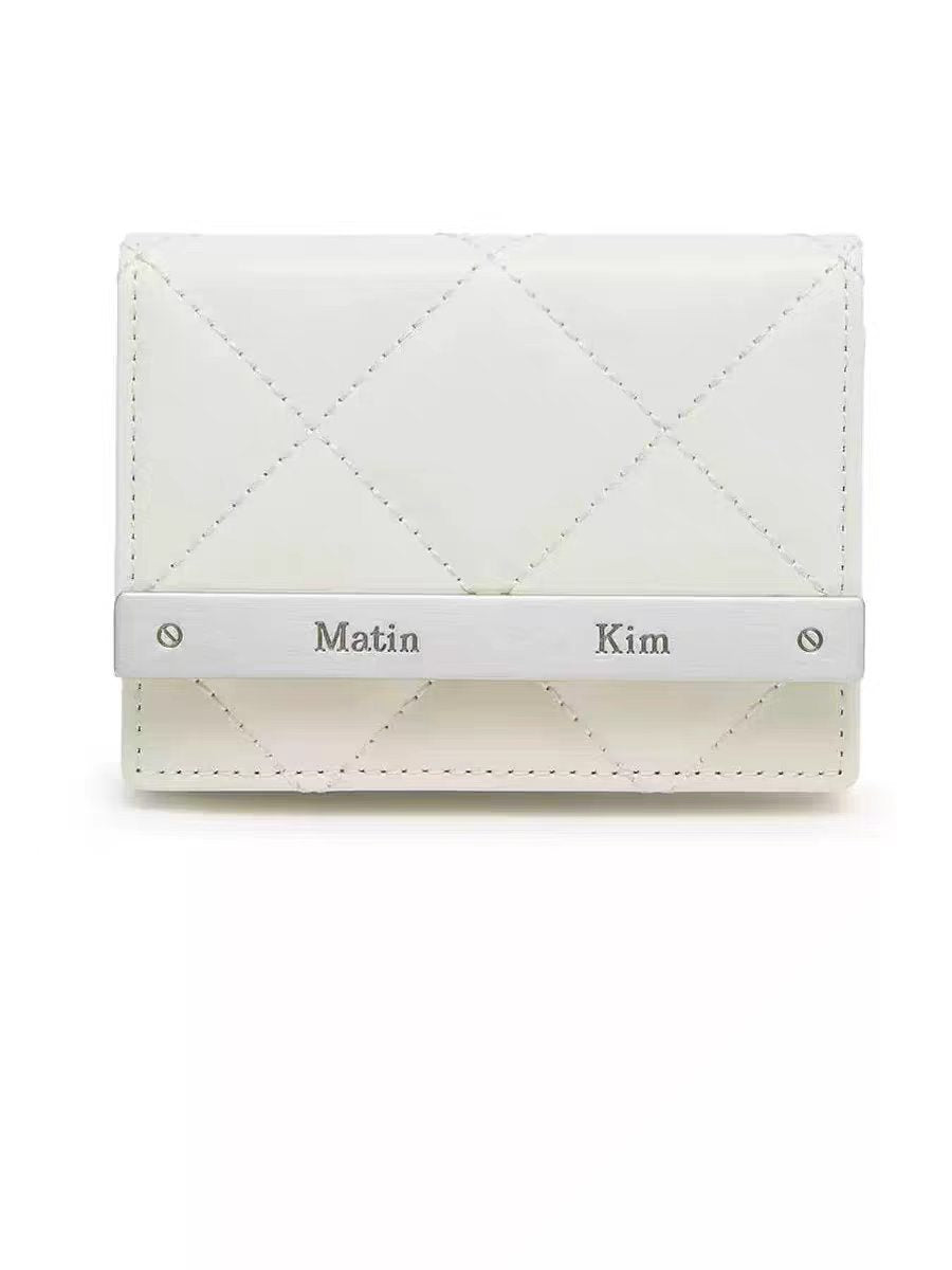 Matin Kim Leather Card Holder Wallet
