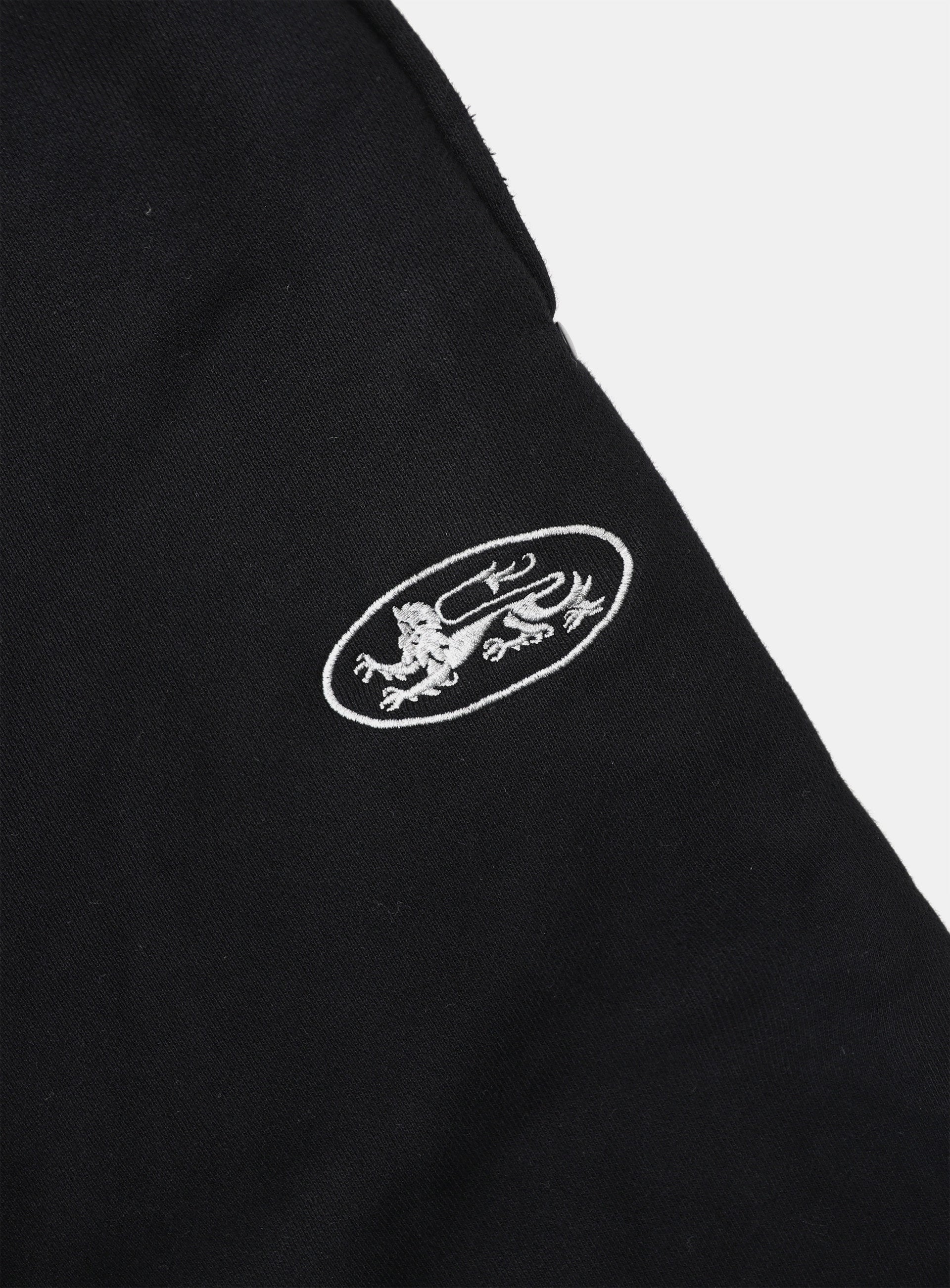 [w-pts25-059] Mystic Capsule 2-Way Curved Jogger Trousers - Black/White
