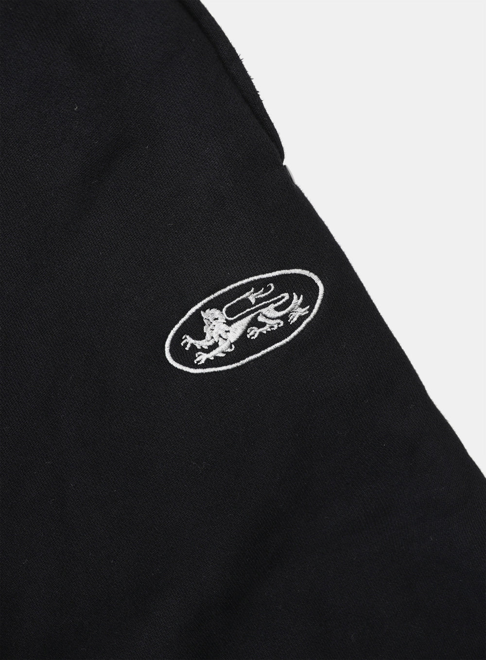 [w-pts25-059] Mystic Capsule 2-Way Curved Jogger Trousers - Black/White