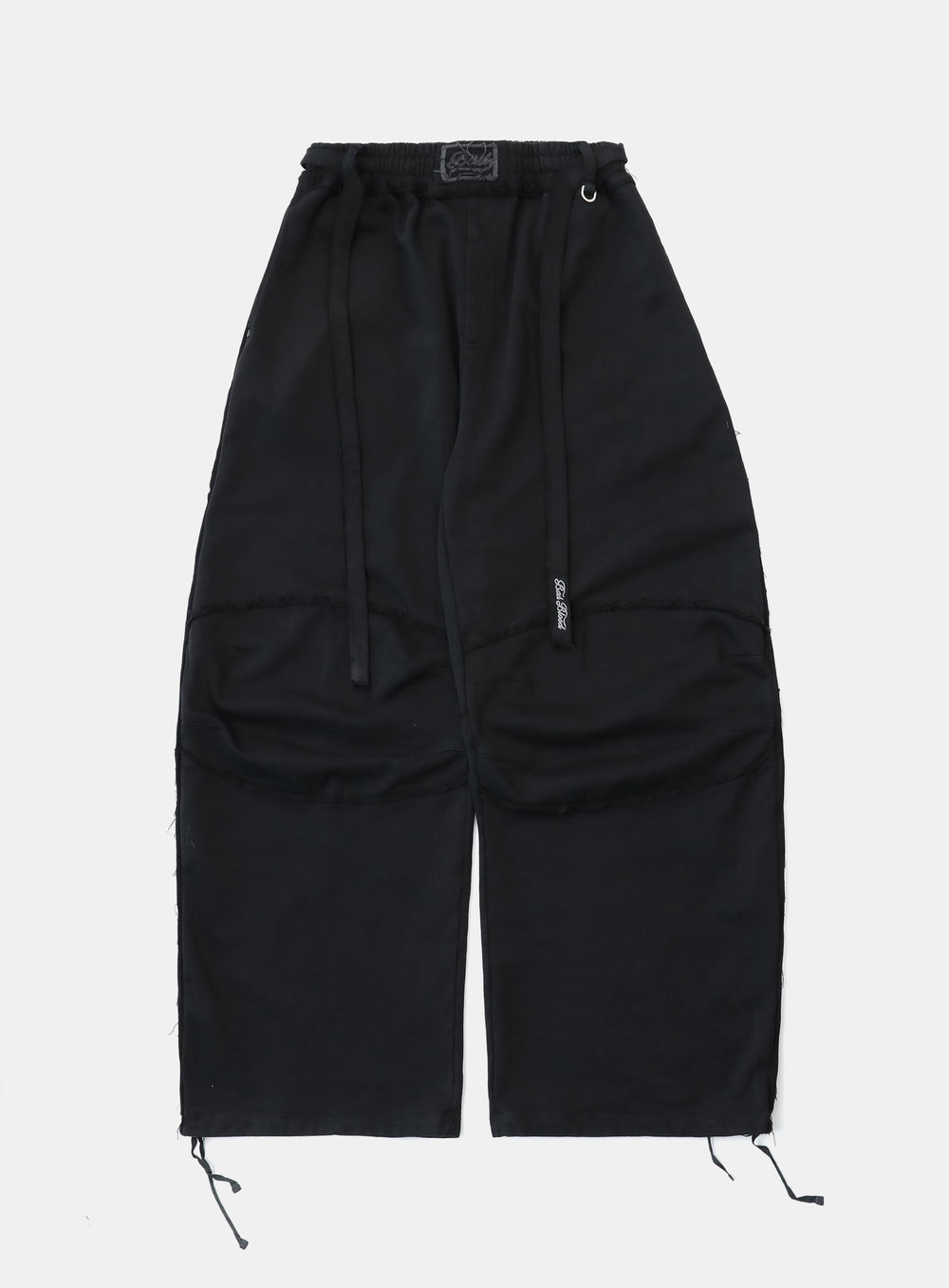 [w-pts24-053] Low Edge Convex Jogger - Black