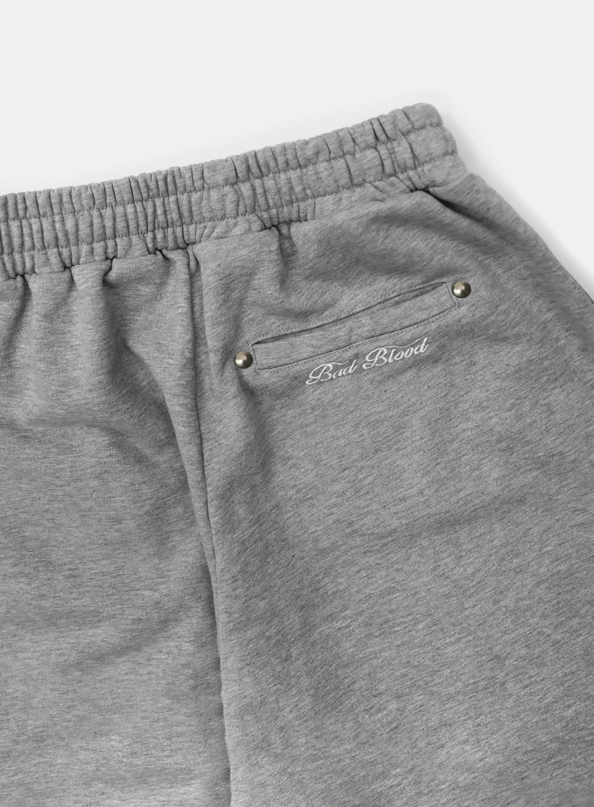 [w-pts25-019] Mystic Capsule 2 Way Curved Jogger Trousers - Grey