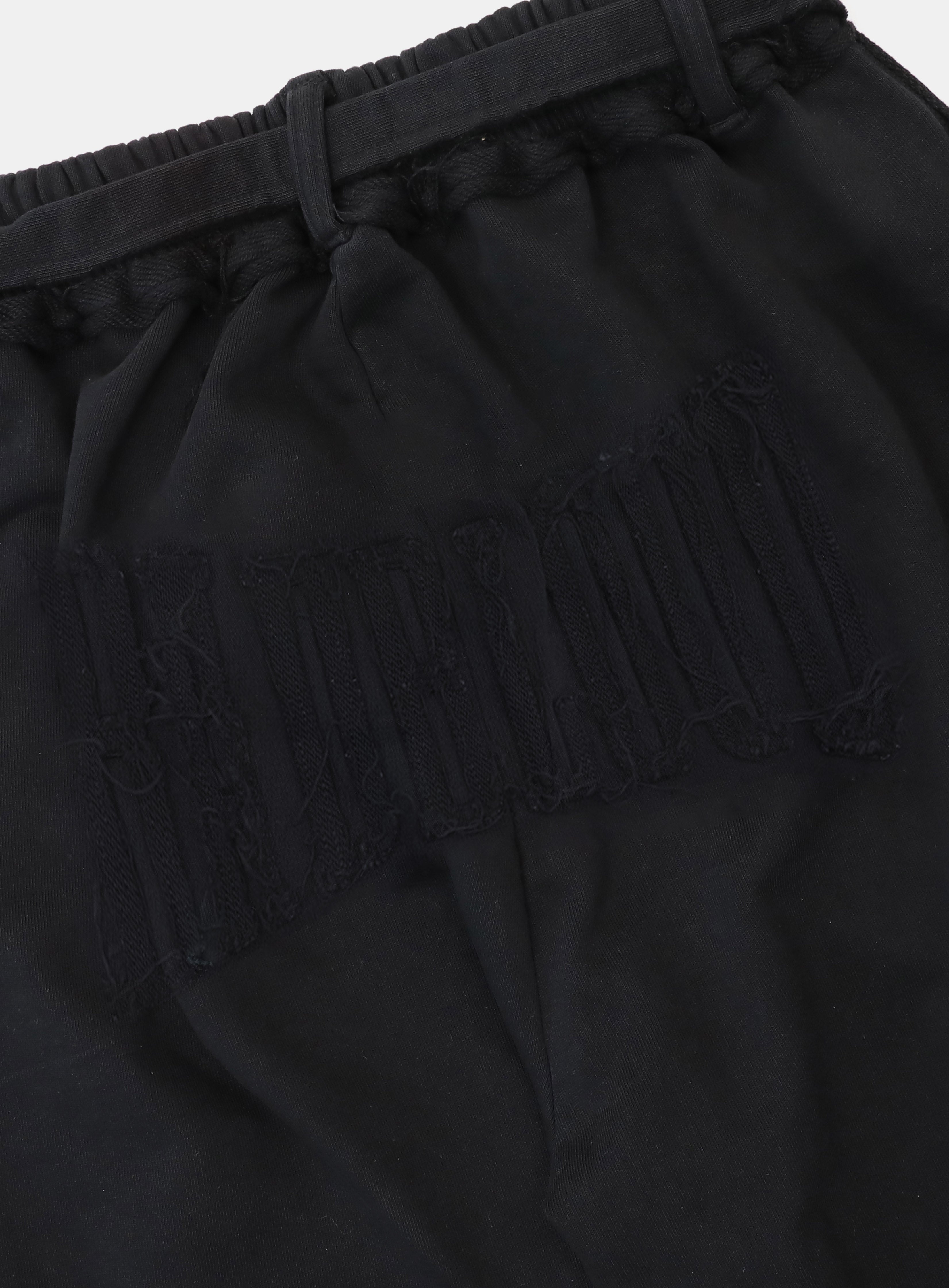 [w-pts24-053] Low Edge Convex Jogger - Black