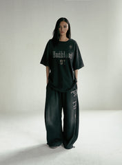 [w-pts24-082] Sun Faded 2 Jogger - Black