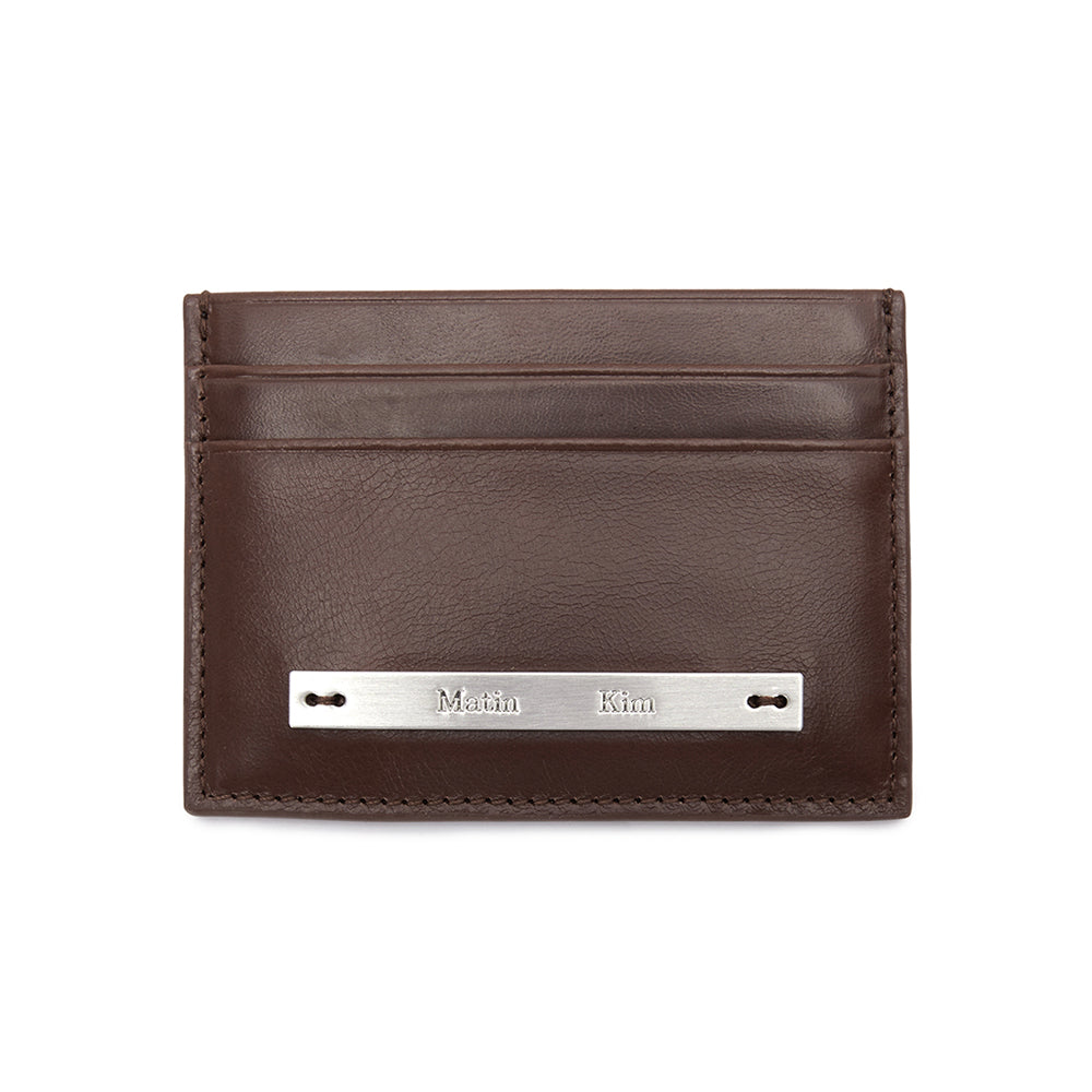 VINTAGE CARD WALLET IN BROWN